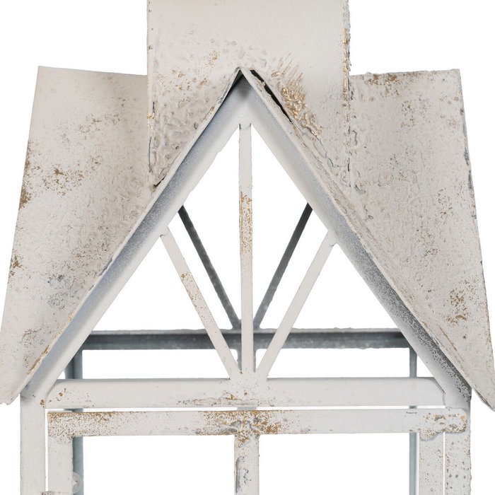 Ixia Farol Portavelas Blanco Metal 21 x 21 x 63 cm