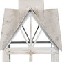 Ixia Farol Portavelas Blanco Metal 21 x 21 x 63 cm