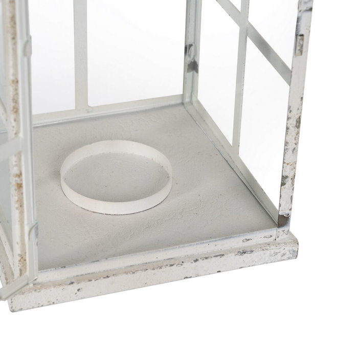 Ixia Farol Portavelas Blanco Metal 21 x 21 x 63 cm