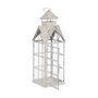 Ixia Farol Portavelas Blanco Metal 21 x 21 x 63 cm