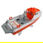 AMEWI Rettungsboot Snig Jetantrieb 26116 Barco RC a Control Remoto, Motor Sin Escobillas, Blanco/Naranja, 320 mm, RTR, 8+ Años