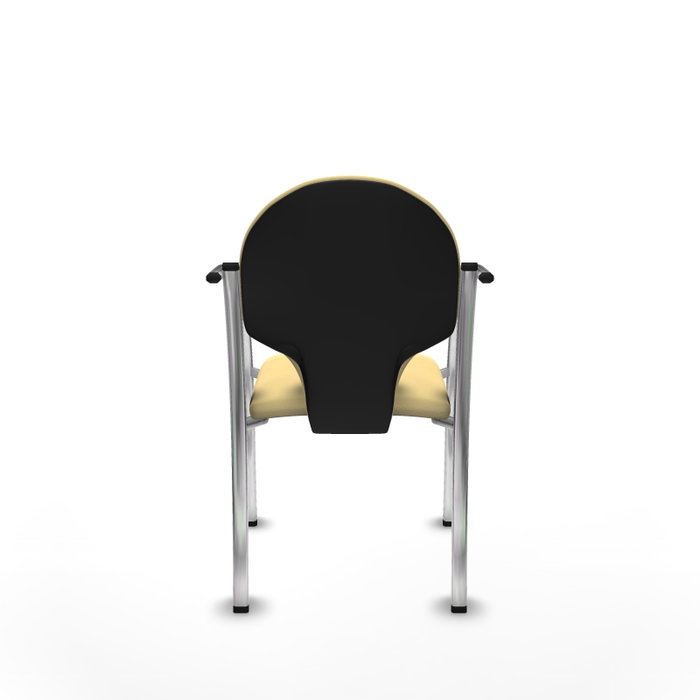 PIQUERAS Y CRESPO Silla Hellín Crema con Brazos Fijos PIQUERAS Y CRESPO Silla Hellín Crema con Brazos Fijos
