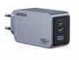 Ugreen Nexode Pro 100W GaN con cable USB-C, 3 puertos, Negro/Gris