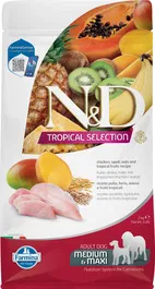 Farmina N&D Tropical Selection Med Maxi Pollo Pienso para Perros Adultos de Raza Mediana/Grande Sabor Pollo 2 kg