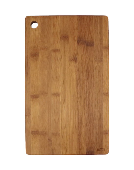 Quttin Tabla Cortar Bambu Dark 37 x 22 cm (18 Unidades)