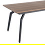 Mesa Extensible Marrón Dm-Metal Salón 160 X 90 X 76 cm