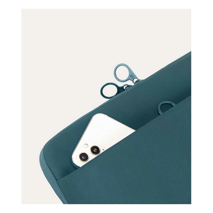 Tucano Funda Top Second Skin 14" Blau BFTMB14-B para MacBook Pro 14" (2021-2023), Tela y Neopreno, Resistente a Golpes y Rayones, Cremallera