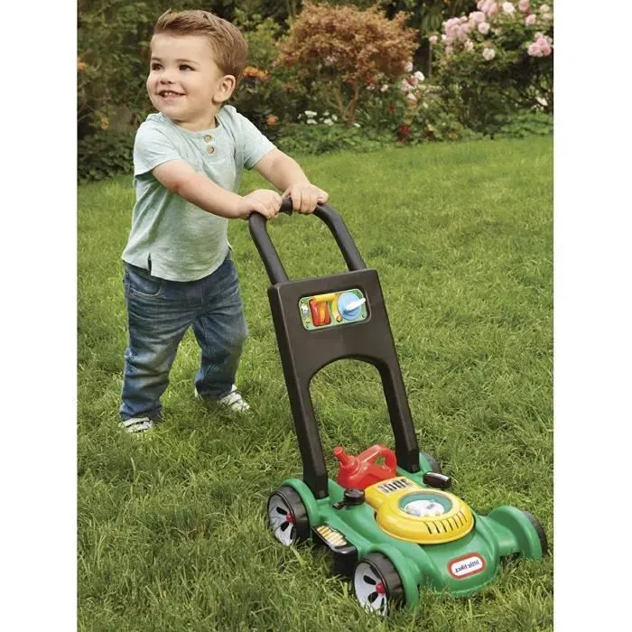 Little Tikes Mi Primer Cortacesped 633614 Juguete Interactivo para Niños +18 Meses con Sonidos Mecánicos