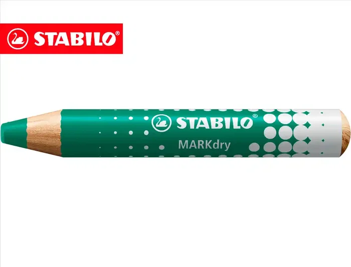Stabilo Lapiz marcador en seco Markdry para pizarra blanca color verde caja de 5 unidades Stabilo Lapiz marcador en seco Markdry para pizarra blanca color verde caja de 5 unidades