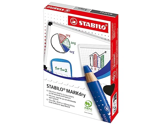 Stabilo Markdry Marcador de pizarra en seco verde