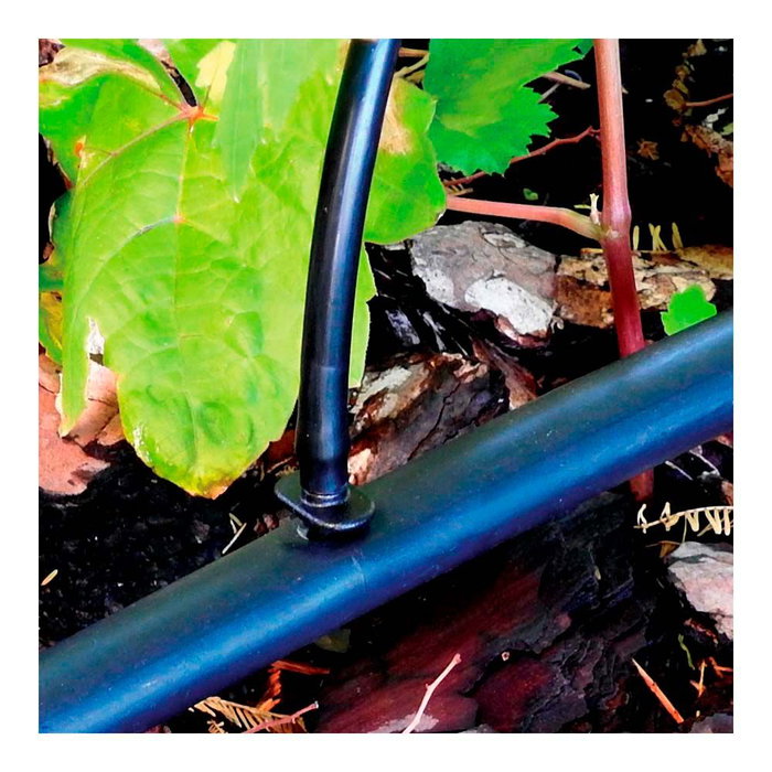 Blue Bird-Altadex Uniones 4 mm, 10 uds, Polipropileno, Anti UV, Negro, Conexiones Micro-Riego