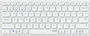 Rapoo Teclado Inalámbrico E9600M Bluetooth 5.0 y 2.4 GHz Multidispositivo, Diseño Ultrafino Compacto con Base de Aluminio, Teclas Multimedia, Batería Recargable, Color Blanco