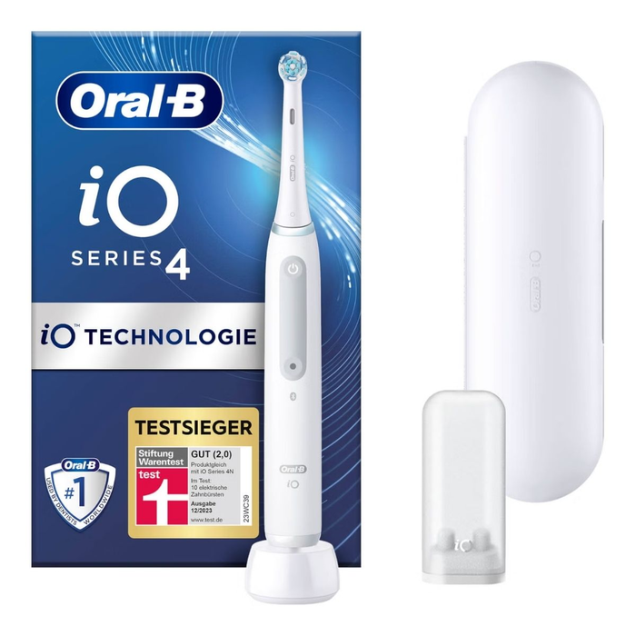 Oral-B Cepillo de Dientes Eléctrico iO4, Modelo 414988, Color Blanco Oral-B Cepillo de Dientes Eléctrico iO4, Modelo 414988, Color Blanco
