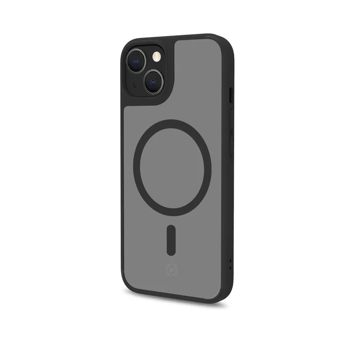 Celly Magmatt funda para iPhone 14 Plus, Negro, Transparente Celly Magmatt funda para iPhone 14 Plus, Negro, Transparente