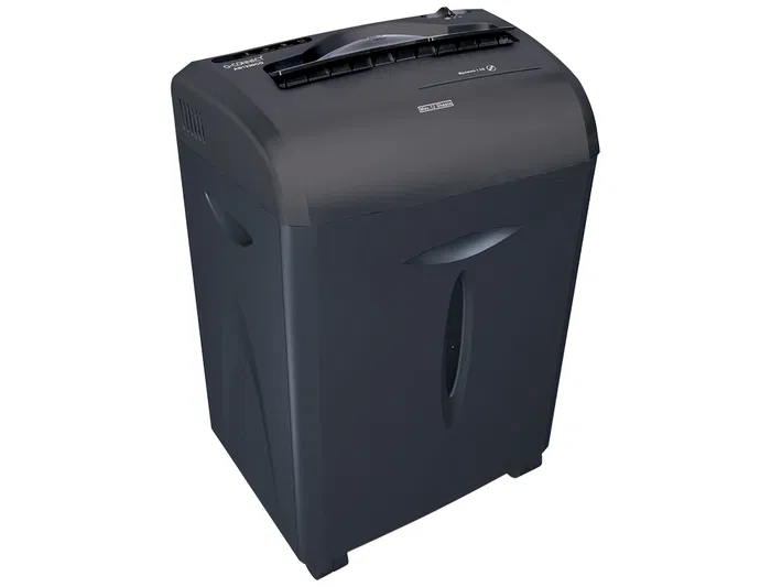 Q-connect Destructora KF15551 12 Hojas Destruye Grapas Clips CDs y Tarjetas Corte Partículas Nivel Seguridad P-3