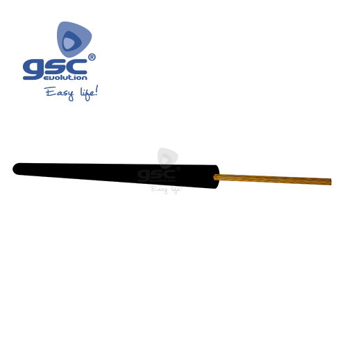 RCT Rollo 100M Cable flexible (1x2.5mm) Negro