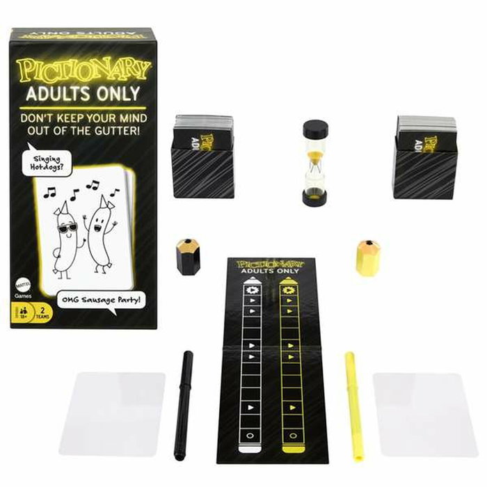 Mattel Pictionary Adultos Español Juego de Mesa Mattel Pictionary Adultos Español Juego de Mesa