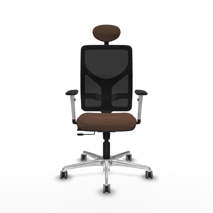 PIQUERAS Y CRESPO Silla de oficina Motilla con mecanismo Sincro/Traslack Marrón y Negro PIQUERAS Y CRESPO Silla de oficina Motilla con mecanismo Sincro/Traslack Marrón y Negro