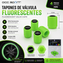 Occ Sport Tapones Válvula LED Verde