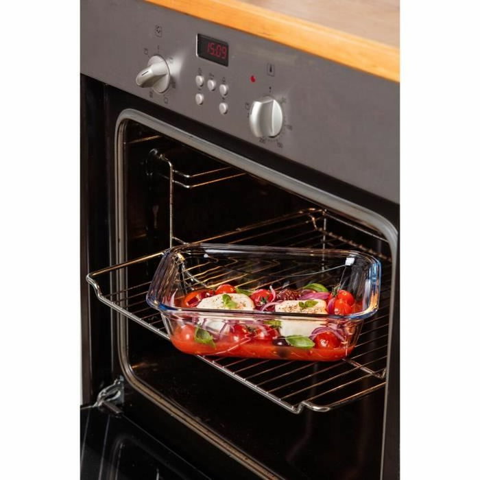 Pyrex® Cook&Go Recipiente Hermético Rectangular de Vidrio 3,3 L