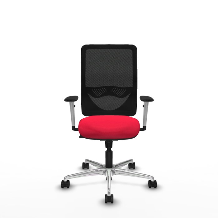 PIQUERAS Y CRESPO Silla de oficina Zulema con mecanismo Sincro Rojo y Negro PIQUERAS Y CRESPO Silla de oficina Zulema con mecanismo Sincro Rojo y Negro