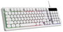 Ajazz AF98 Teclado Membranoso con Retroiluminación RGB Blanco
