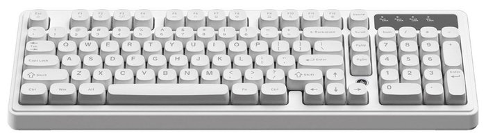 Ajazz AF98 Teclado Membranoso con Retroiluminación RGB Blanco Ajazz AF98 Teclado Membranoso con Retroiluminación RGB Blanco