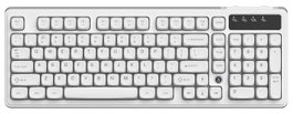 Ajazz AF98 Teclado Membranoso con Retroiluminación RGB Blanco