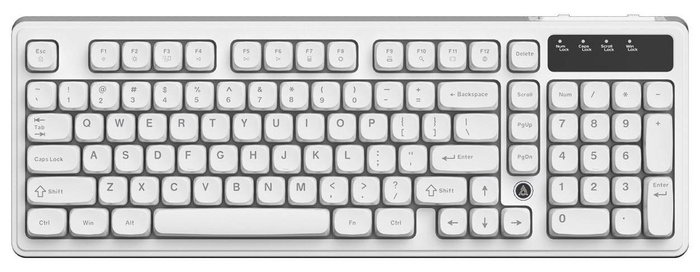 Ajazz AF98 Teclado Membranoso con Retroiluminación RGB Blanco Ajazz AF98 Teclado Membranoso con Retroiluminación RGB Blanco