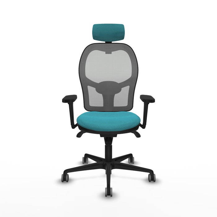PIQUERAS Y CRESPO Silla de oficina Jorquera Turquesa y Gris PIQUERAS Y CRESPO Silla de oficina Jorquera Turquesa y Gris