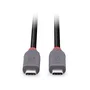 LINDY Cable USB4 Gen 3x2 USB C a USB C de 0,8 m, 40 Gbit/s, 240 W, Negro