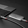 LINDY Cable USB4 Gen 3x2 USB C a USB C de 0,8 m, 40 Gbit/s, 240 W, Negro
