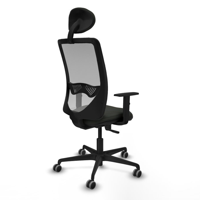 PIQUERAS Y CRESPO Silla de oficina Zulema con mecanismo Sincro, Negro y Gris PIQUERAS Y CRESPO Silla de oficina Zulema con mecanismo Sincro, Negro y Gris
