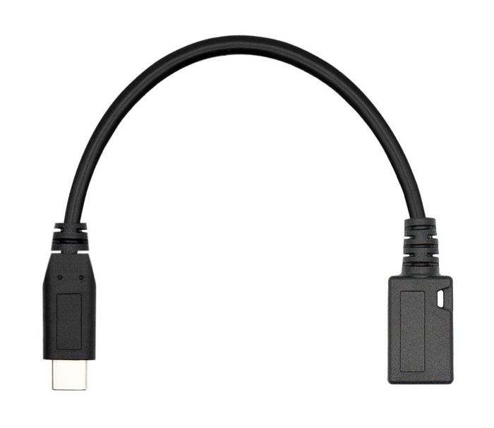 ProXtend Adaptador USB-C a USB 2.0 Micro B 20cm Negro