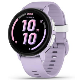 Garmin Bounce 2 Lila - Smartwatch infantil con LTE, GPS y pantalla AMOLED, comunicación bidireccional, resistencia al agua 5 ATM, compatible con Garmin Jr. app