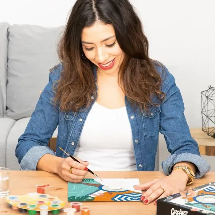 Ravensburger Pintar por números Pool Time 25523, Lienzo de 24x30 cm para Adultos