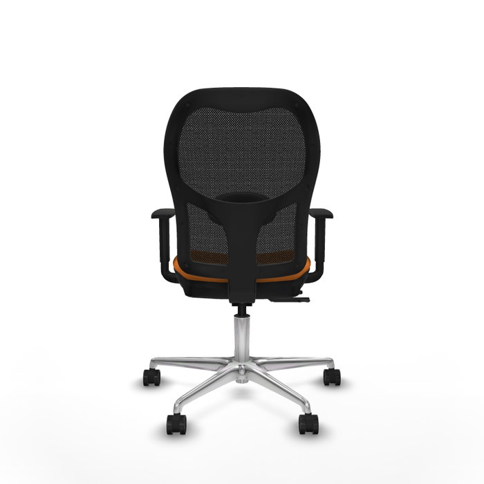 PIQUERAS Y CRESPO Silla de oficina Jorquera Naranja y Negro