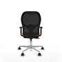 PIQUERAS Y CRESPO Silla de oficina Jorquera Naranja y Negro
