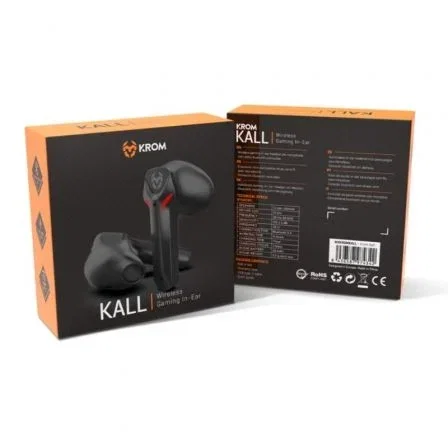 Auriculares micro krom kall wireless in-ear