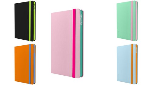 Cuaderno Mooving Tapa Dura A5 96H 90Gr. Horizontal Con Goma Colores Surtidos Cuaderno Mooving Tapa Dura A5 96H 90Gr. Horizontal Con Goma Colores Surtidos