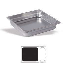Vollrath Pujadas Cubeta GN 2/3 de Acero Inoxidable 18/10, Capacidad 1.7 Litros