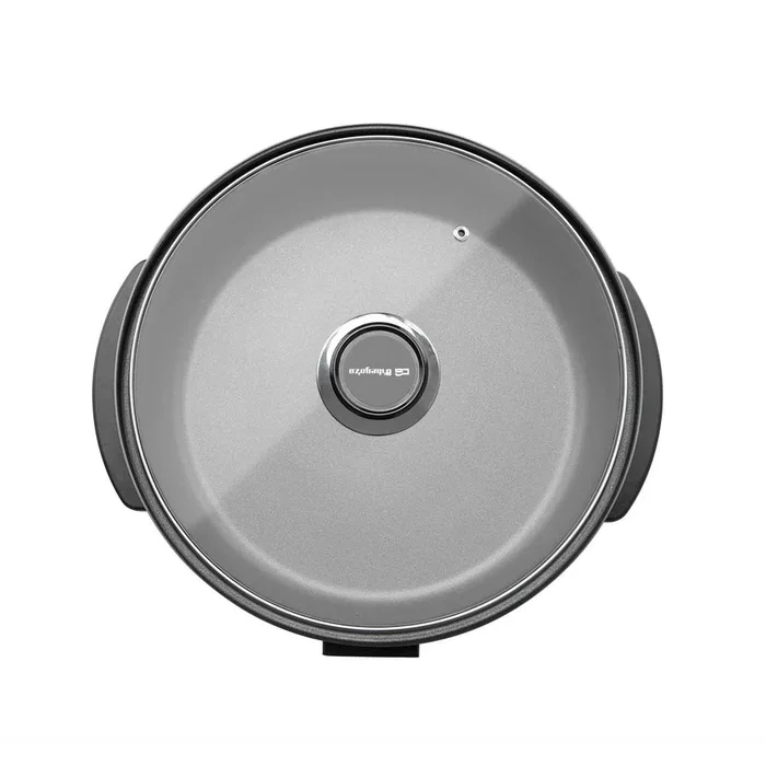 Orbegozo PZ 4211 Sartén Eléctrica 1500W, 10 Litros, Ø42 cm, Superficie Antiadherente, Tapa de Cristal con Válvula de Seguridad