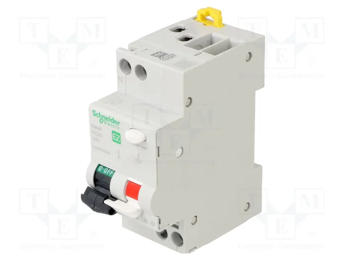 SCHNEIDER ELECTRIC Easy9 EZ RCBO 20A 30mA 230VAC 1+N SCHNEIDER ELECTRIC Easy9 EZ RCBO 20A 30mA 230VAC 1+N