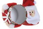 DKD Home Decor Cajas Santa Reno Surtido 2 de Poliéster y Cartón