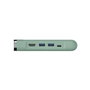 EWENT Docking Station USB-C EW1148 4K HDMI, Ethernet y 100W PD, Verde