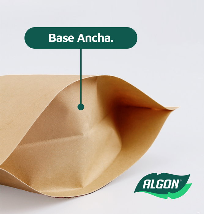 Inde Bolsas Kraft Alimentarias Herméticas 17x24 cm (12 Unidades)