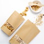 Inde Bolsas Kraft Alimentarias Herméticas 17x24 cm (12 Unidades)