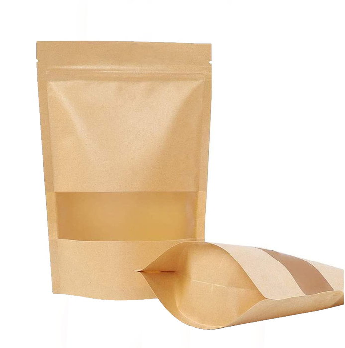 Inde Bolsas Kraft Alimentarias Herméticas 17x24 cm (12 Unidades)