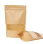 Inde Bolsas Kraft Alimentarias Herméticas 17x24 cm (12 Unidades)