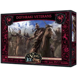 Asmodee Juego de Mesa Canción de Hielo y Fuego: Veteranos Dothraki, Juego de Miniaturas, Expansión, Español